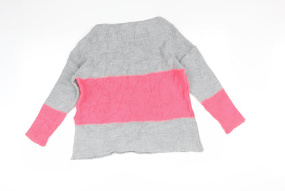 Womens UK Size 4 ASOS Multicoloured Pullover Jumper