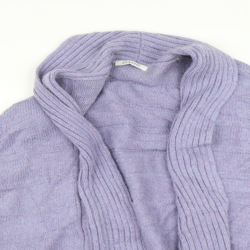 Classic Womens Purple   Cardigan Jumper Size 14