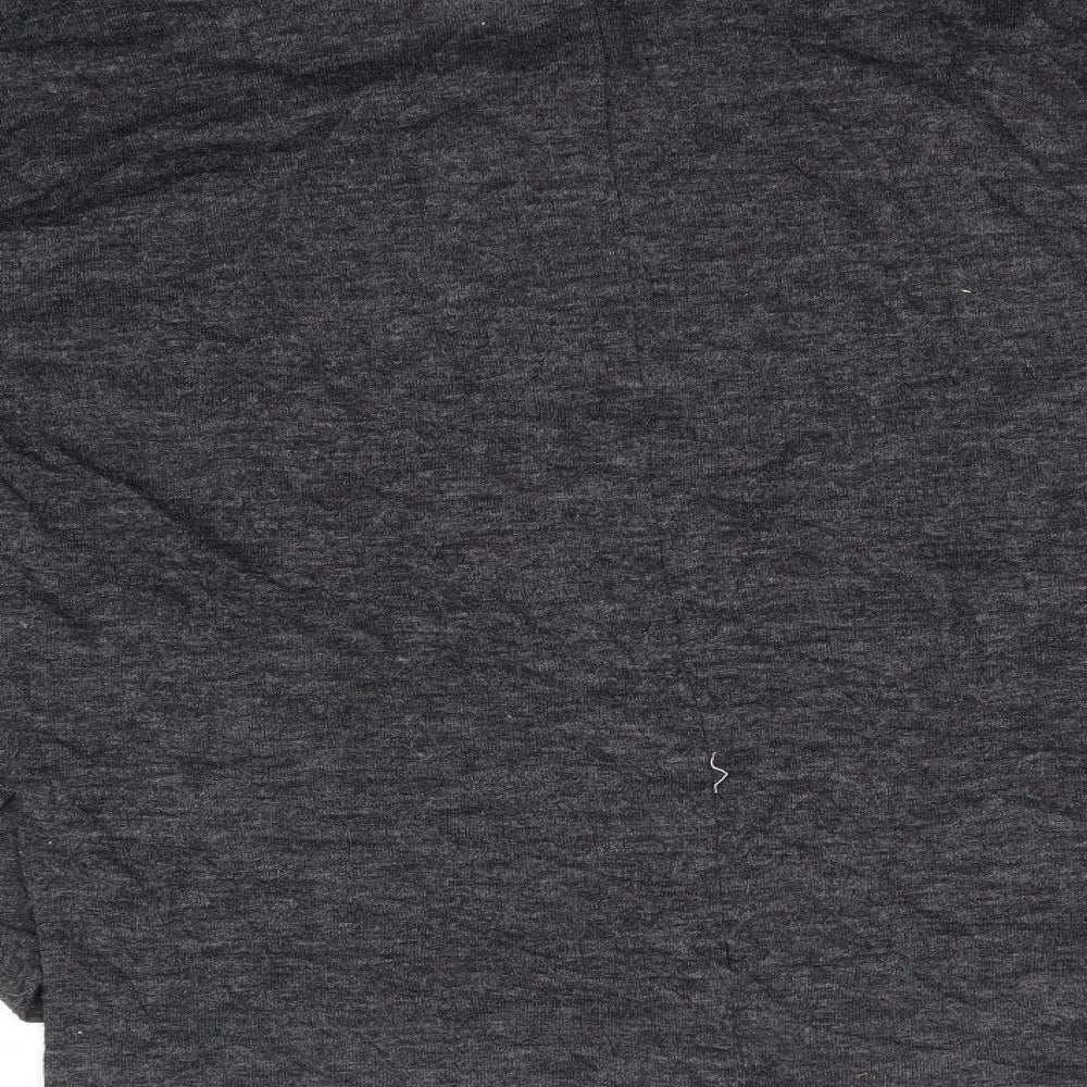 Womens UK Size 10 Atmosphere Black Basic T-Shirt
