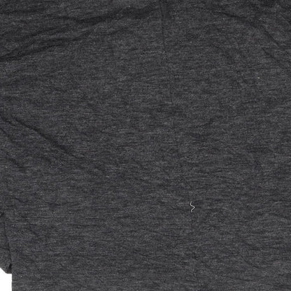 Womens UK Size 10 Atmosphere Black Basic T-Shirt