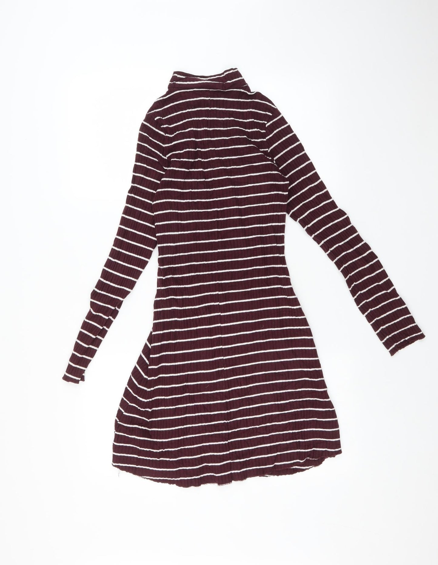 Primark Womens Multicoloured Striped  Fit & Flare  Size 8