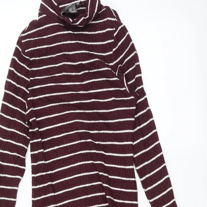 Primark Womens Multicoloured Striped  Fit & Flare  Size 8