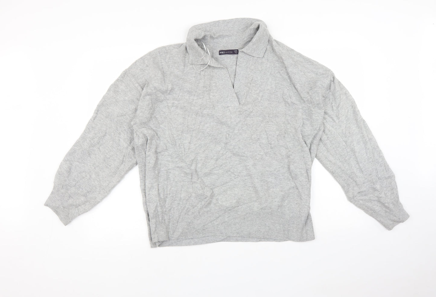 Marks and Spencer Mens Grey   Pullover Jumper Size L