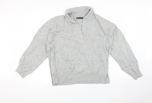 Marks and Spencer Mens Grey   Pullover Jumper Size L