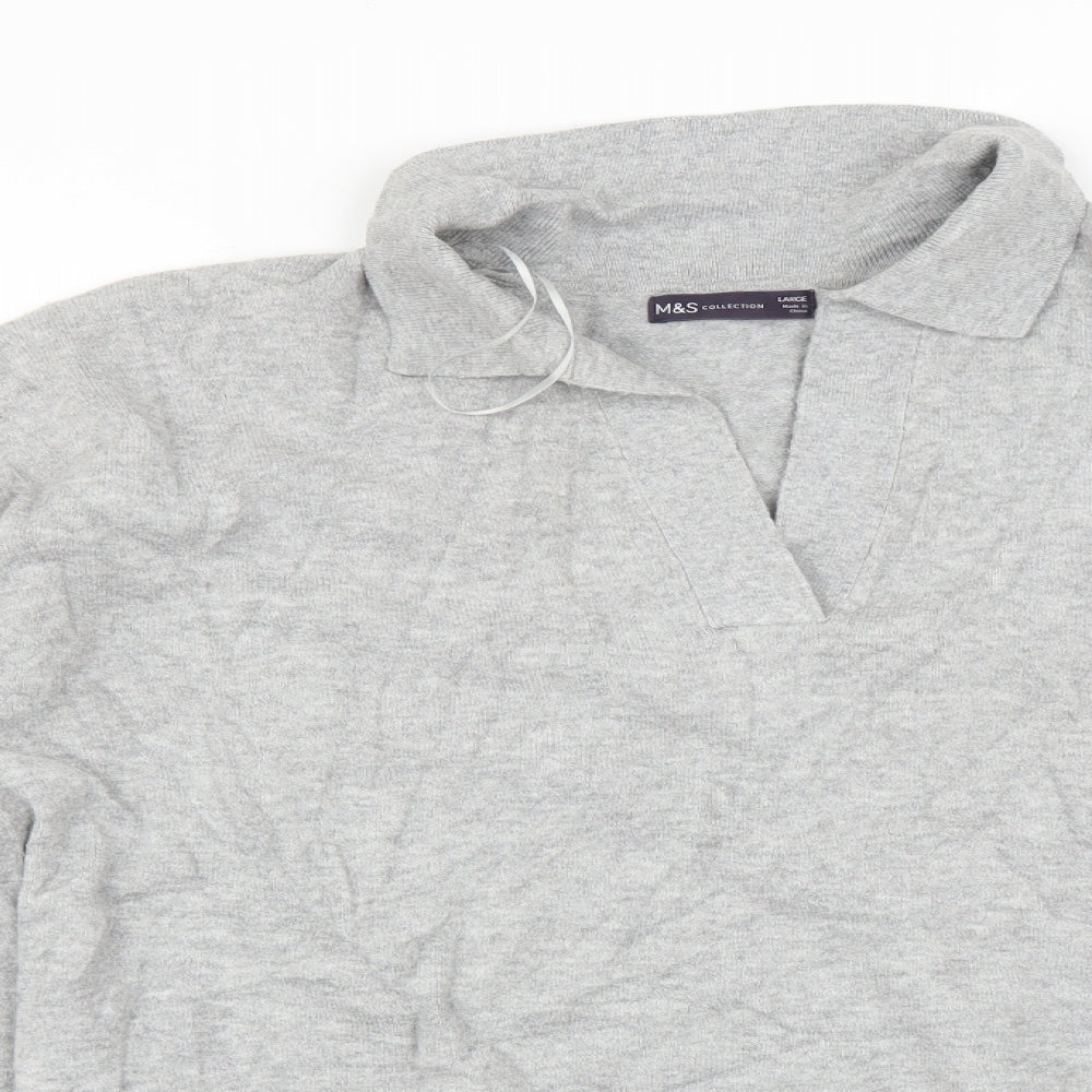 Marks and Spencer Mens Grey   Pullover Jumper Size L