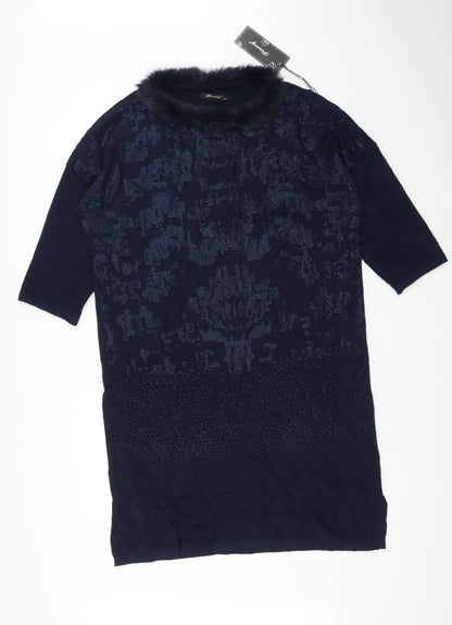 Finery Womens Blue   A-Line  Size L