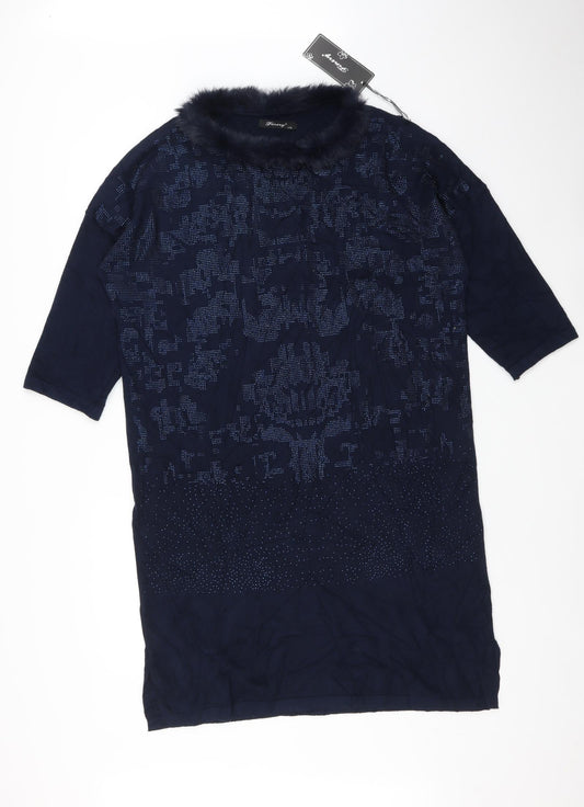 Finery Womens Blue   A-Line  Size L