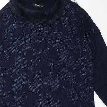 Finery Womens Blue   A-Line  Size L