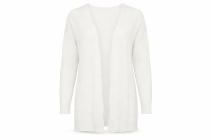 Womens UK Size M Preworn Ivory Cardigan Jumper