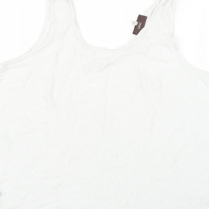 Nxte Womens Ivory   Camisole T-Shirt Size 20