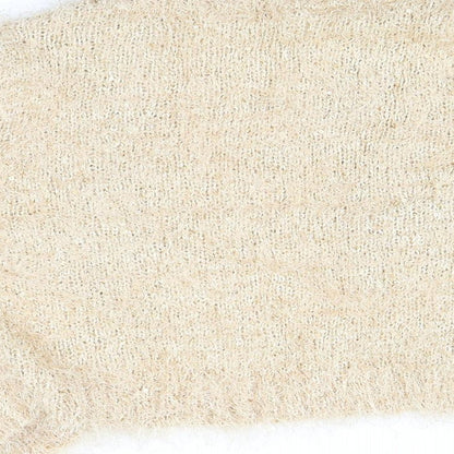Womens UK Size M Peacocks Beige Cardigan Jumper