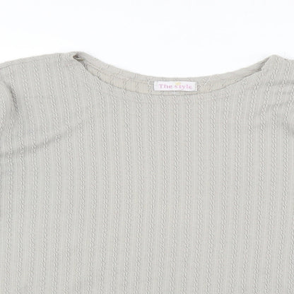 the Style Womens Grey   Basic T-Shirt Size M