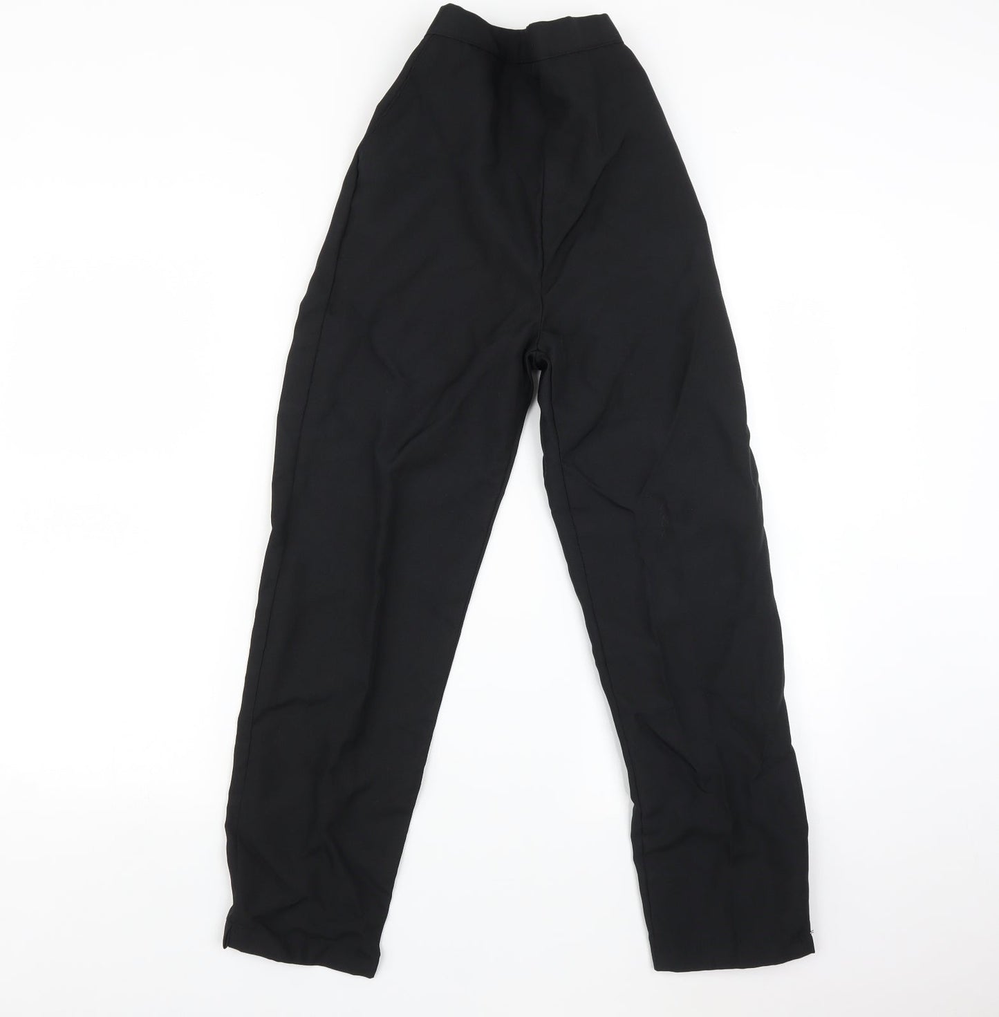 Womens UK Size 12 Preworn Regular Fit  Black Trousers