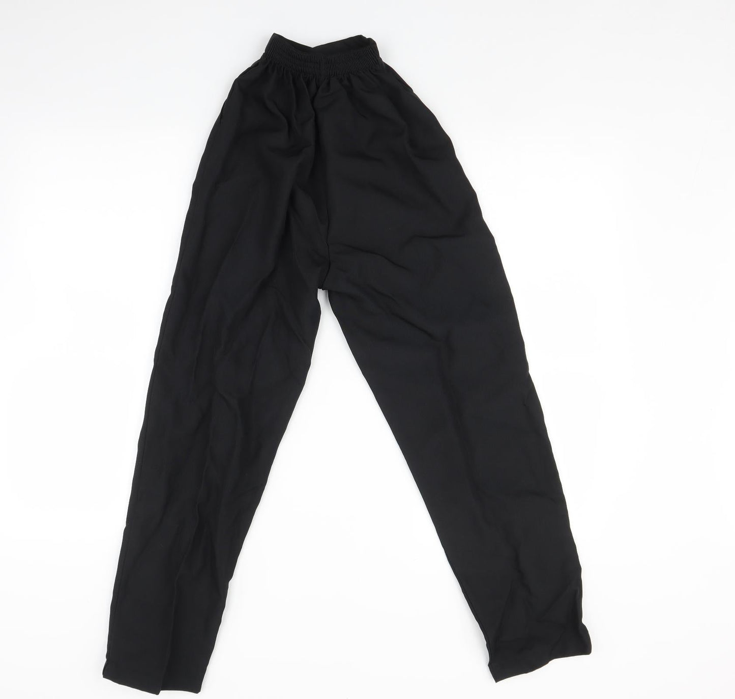 Womens UK Size 12 Preworn Regular Fit  Black Trousers