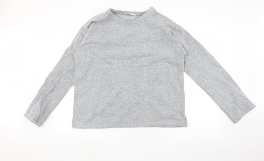 Womens UK Size S Zara Grey Pullover Jumper