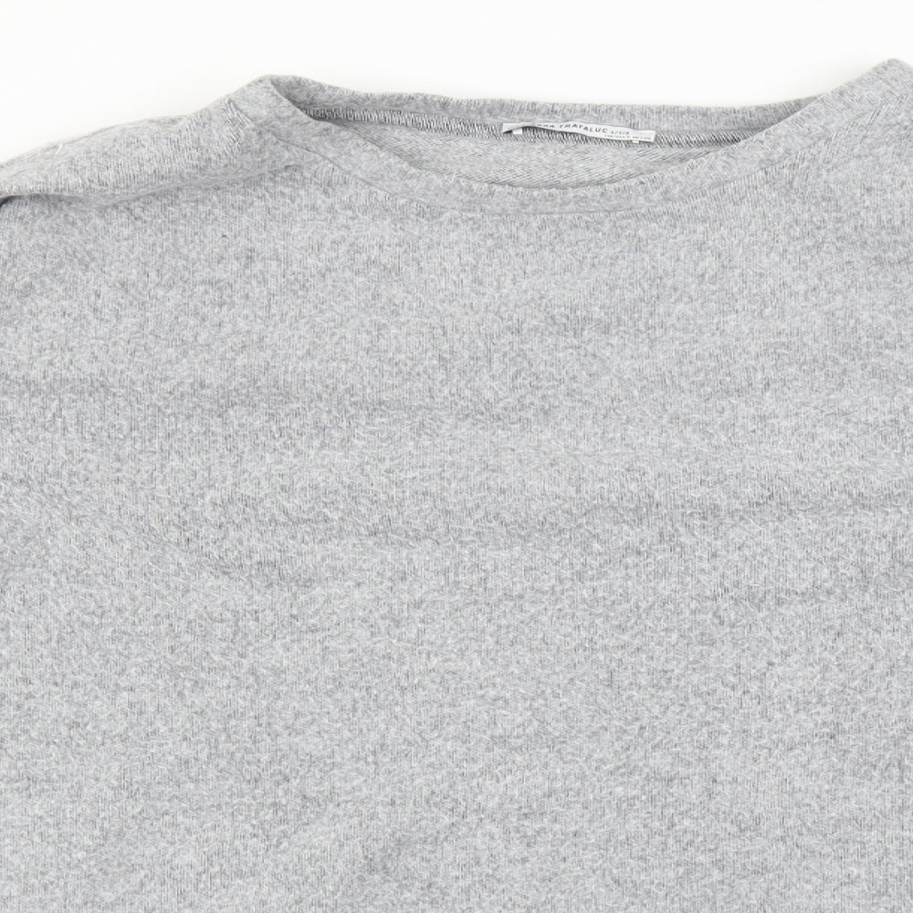 Womens UK Size S Zara Grey Pullover Jumper
