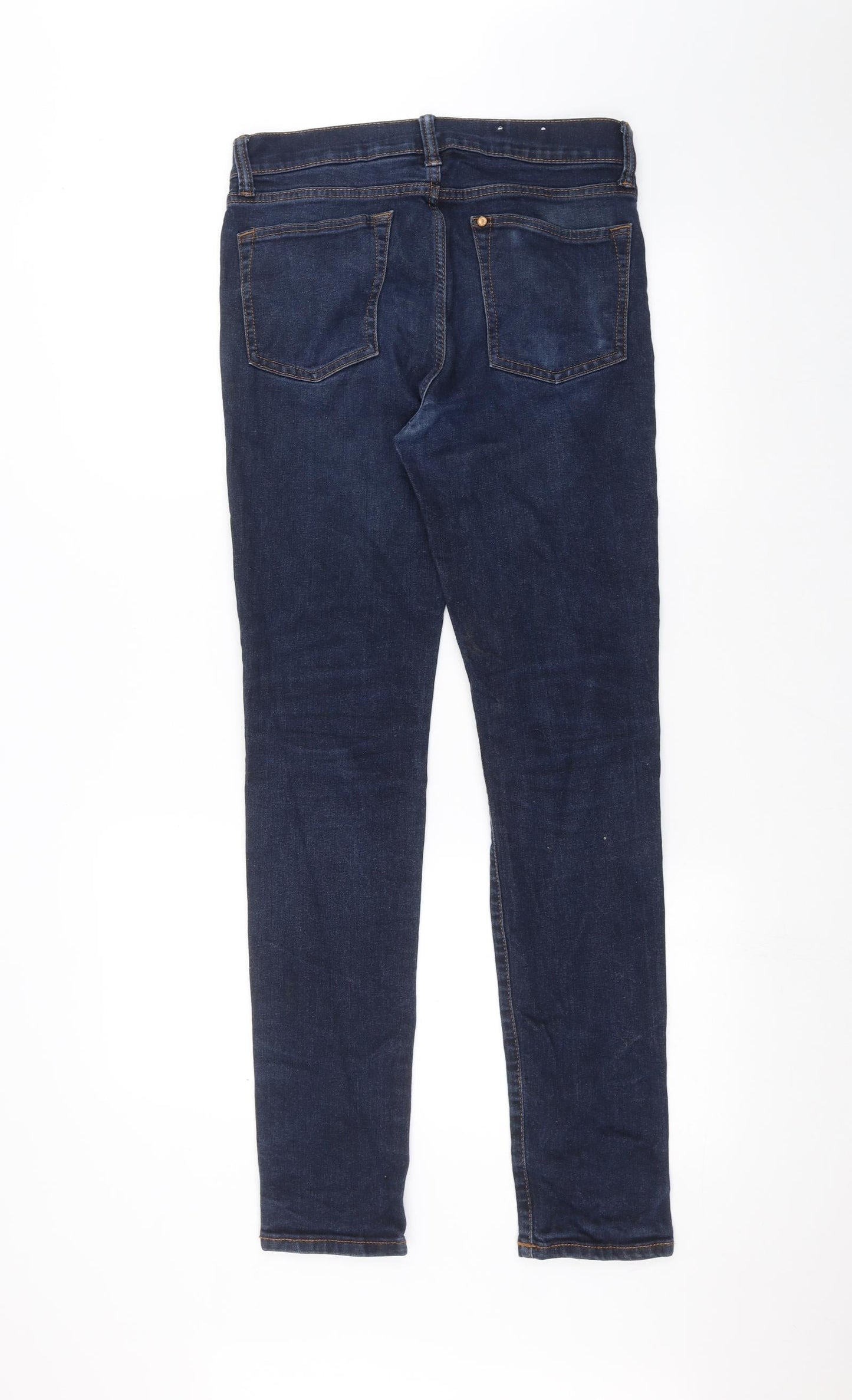 Womens UK Size 30 in Preworn Regular Fit Skinny Blue Jeans