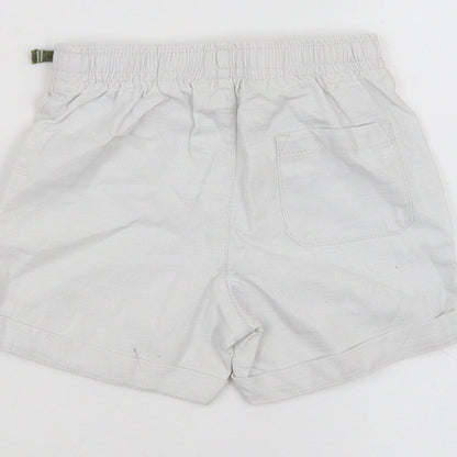 Primark Baby White   Cropped Trousers Size 6-9 Months