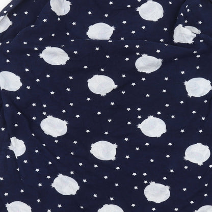 Womens UK Size 12 Marks and Spencer Blue Basic Button-Up