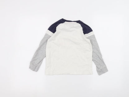 Matalan Boys White   Basic T-Shirt Size 8 Years
