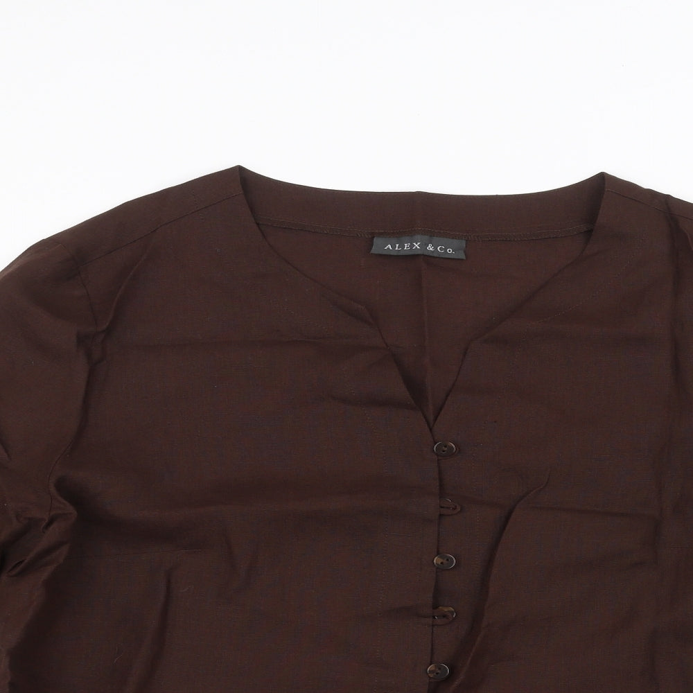 Alex & co Womens Brown   Cardigan Jumper Size 20