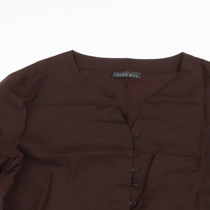 Alex & co Womens Brown   Cardigan Jumper Size 20