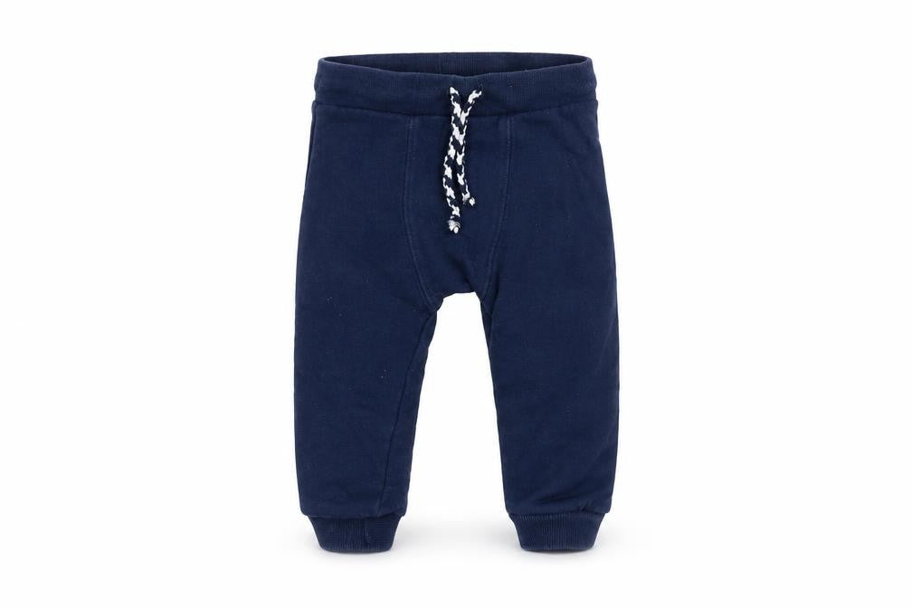 Front view of F&F Baby Blue sweatpants, size 12-18, Months