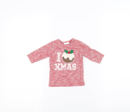 NEXT Baby Red   Basic T-Shirt Size 0-3 Months