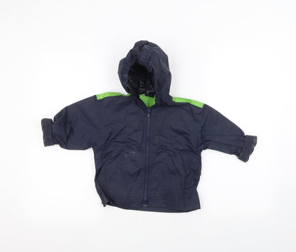 Mothercare Baby Blue   Rain Coat Coat Size 12-18 Months