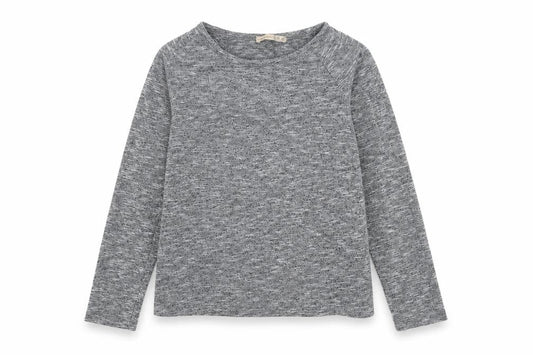 Front view of Atmosphere women’s grey basic t-shirt, size UK 10