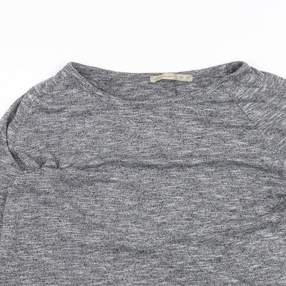 Womens UK Size 10 Atmosphere Grey Basic T-Shirt