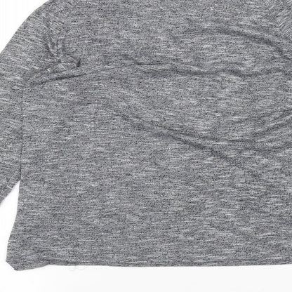 Womens UK Size 10 Atmosphere Grey Basic T-Shirt