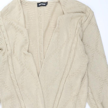 Missyempire Womens Brown   Jacket Coatigan Size L