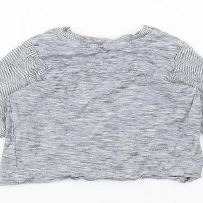 George Baby Blue Striped  Basic T-Shirt Size 12-18 Months