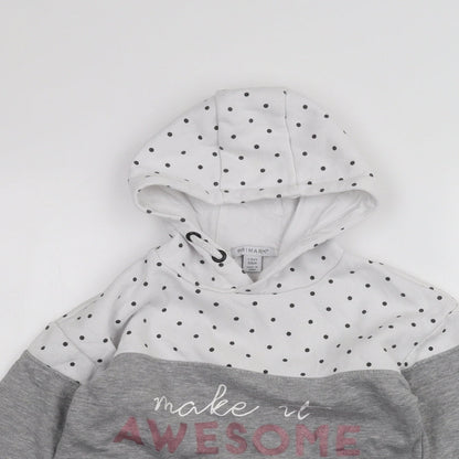 Primark Boys Grey   Pullover Hoodie Size 7-8 Years