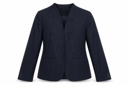 Womens UK Size 18 Papaya Regular Black Blazer