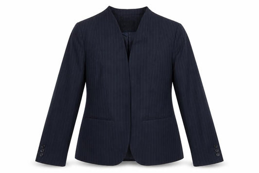 Womens UK Size 18 Papaya Regular Black Blazer