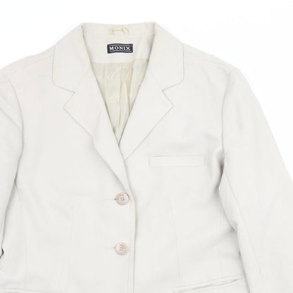 Monix Womens Beige   Jacket Blazer Size 14