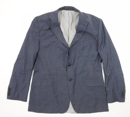 Mens UK Size 42 Marks and Spencer Regular Blue Suit Jacket