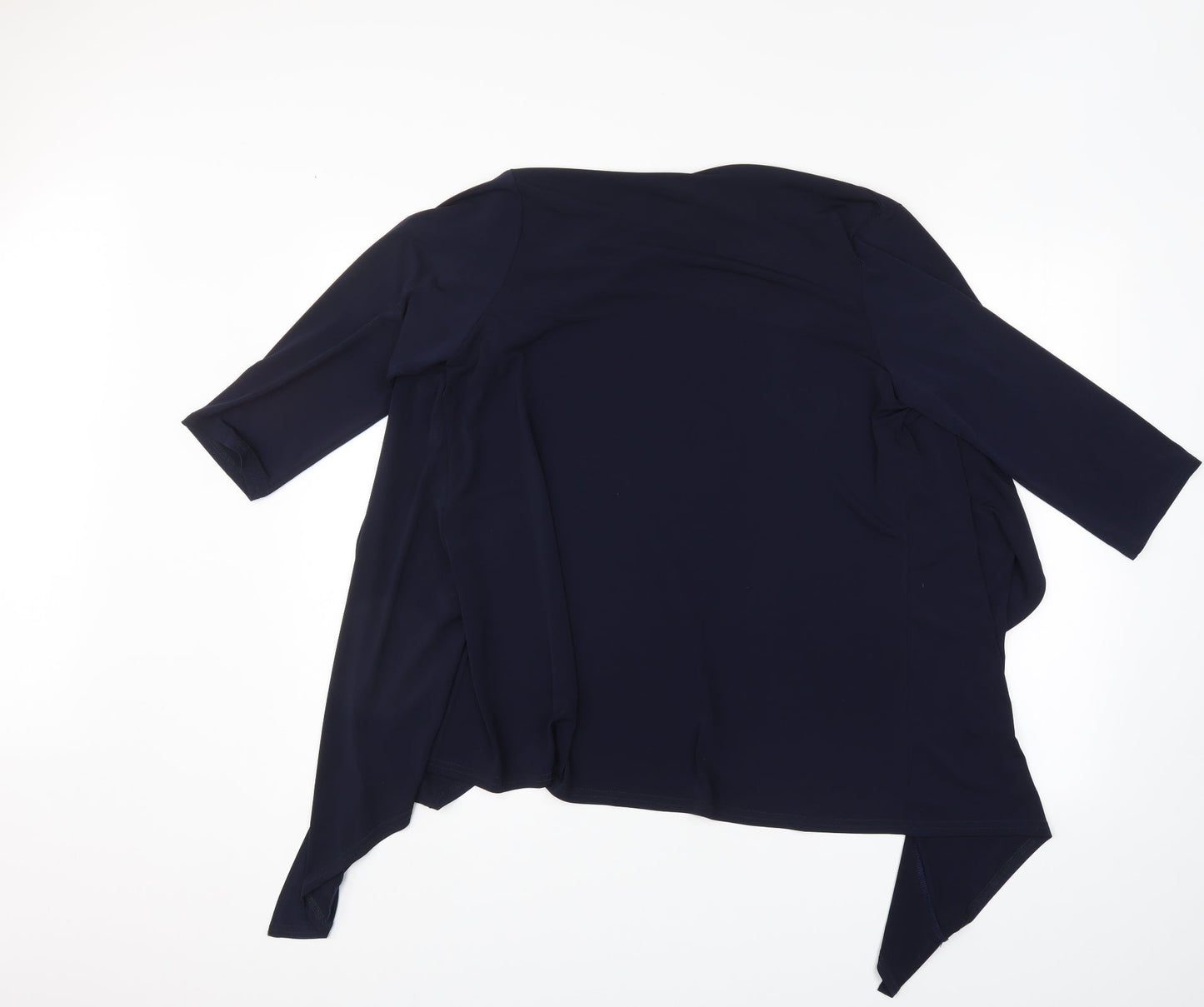 Womens UK Size 14 Annabelle Blue Cardigan Jumper
