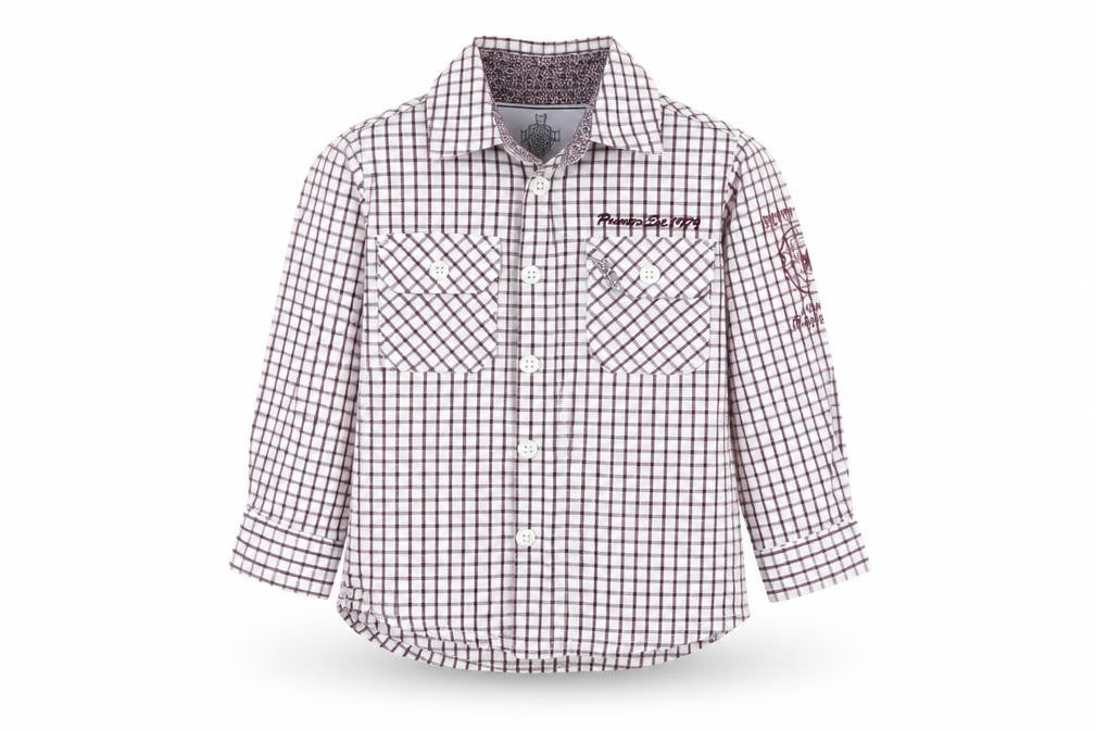 Pointer Brand Boys Multicoloured Check  Basic Button-Up Size 2-3 Years