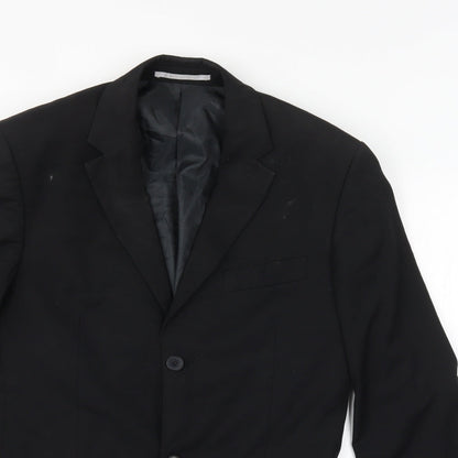 Ciro Mens Black   Jacket Suit Jacket