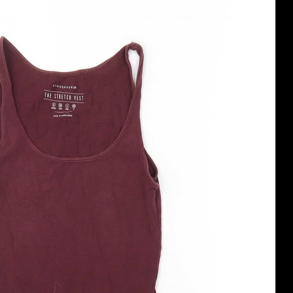 Atmosphere Womens Purple   Basic Tank Size 8