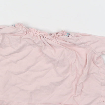 F&F Girls Pink   Pullover Jumper Size 3-6 Months