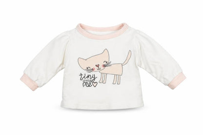 Primark Girls White   Pullover Jumper Size 3-6 Months