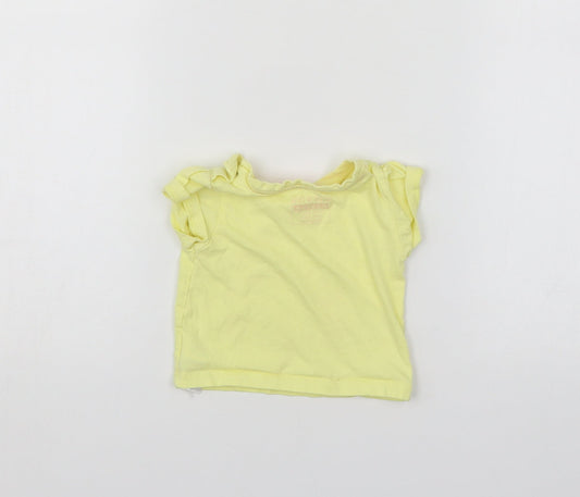 Primark Baby Yellow   Basic T-Shirt Size 0-3 Months