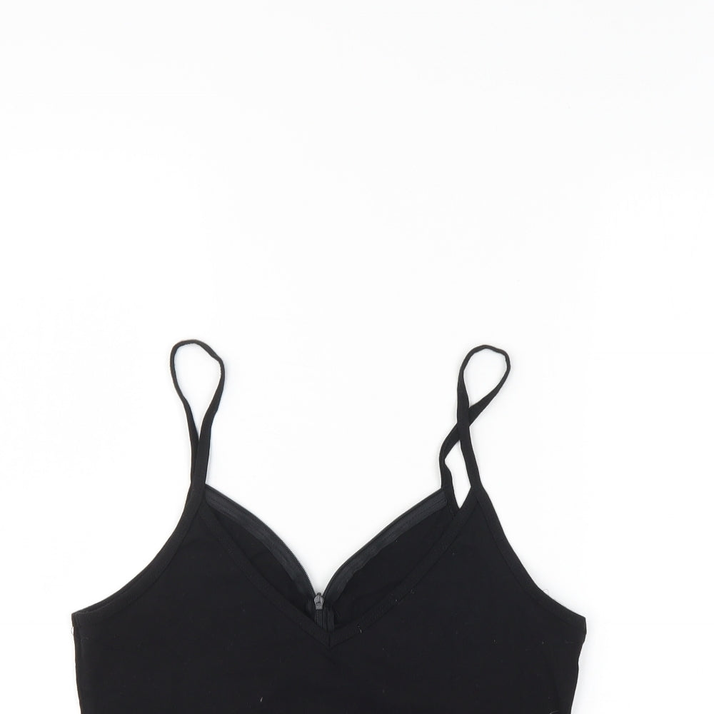 Minin Womens Black   Camisole Blouse Size L