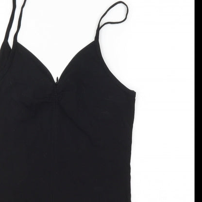 Minin Womens Black   Camisole Blouse Size L