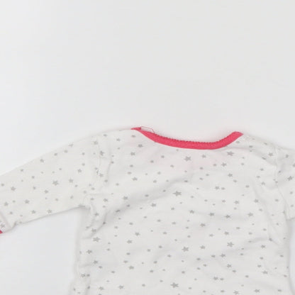 Primark Girls White   Pullover Jumper Size 0-3 Months