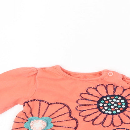 Nutmeg Baby Orange   Pullover Jumper Size 3-6 Months